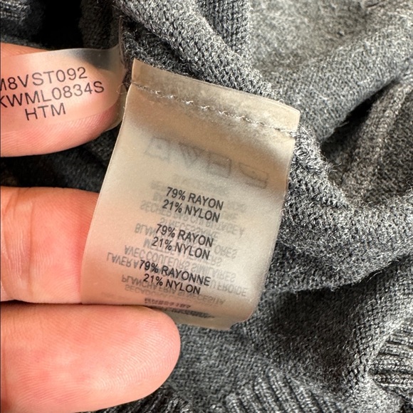 CALVIN KLEIN color block turtleneck sweater size M - Picture 10 of 10